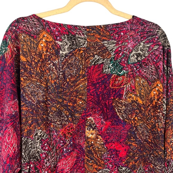 Anthropologie Edme Esyllte Chromatique Printed Tunic Top Dress Rayon Size Medium - Picture 13 of 14